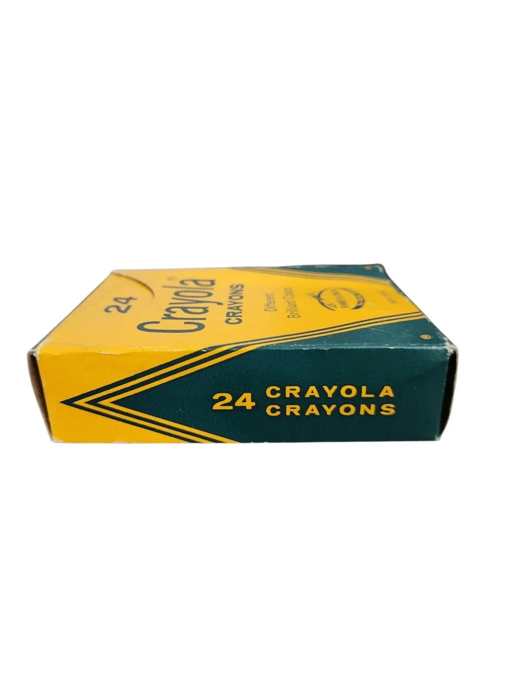 Vintage Deadstock NOS Crayola Crayons 24 Brilliant Colors Binney & Smith Unused